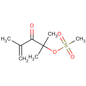 136840-12-5  1-Penten-3-one, 2,4-dimethyl-4-[(methylsulfonyl)oxy]-