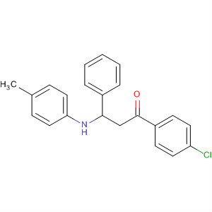 136848-62-9  1-Propanone, 1-(4-chlorophenyl)-3-[(4-methylphenyl)amino]-3-phenyl-
