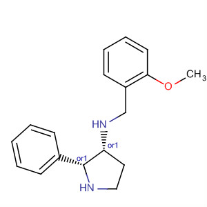 136871-13-1  3-Pyrrolidinamine, N-[(2-methoxyphenyl)methyl]-2-phenyl-, (2R,3R)-rel-