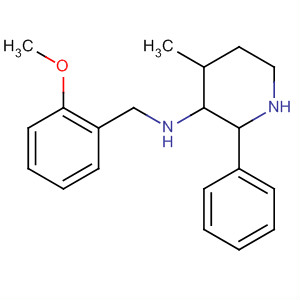 136872-31-6  3-Piperidinamine, N-[(2-methoxyphenyl)methyl]-4-methyl-2-phenyl-