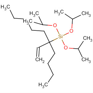136892-96-1  Silane, (1-butyl-1-ethenylhexyl)tris(1-methylethoxy)-