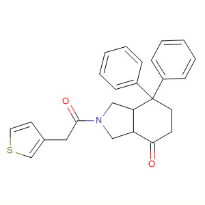 136915-56-5  4H-Isoindol-4-one, octahydro-7,7-diphenyl-2-(3-thienylacetyl)-