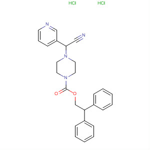 137074-35-2  1-Piperazinecarboxylic acid, 4-(cyano-3-pyridinylmethyl)-,2,2-diphenylethyl ester, dihydrochloride