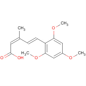 137078-46-7  2,4-Pentadienoic acid, 3-methyl-5-(2,4,6-trimethoxyphenyl)-, (Z,E)-