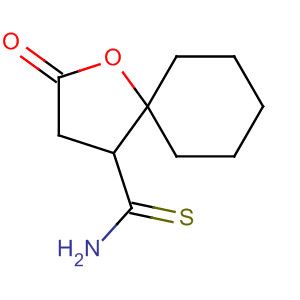137180-69-9  1-Oxaspiro[4.5]decane-4-carbothioamide, 2-oxo-