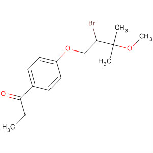 137608-55-0  1-Propanone, 1-[4-(2-bromo-3-methoxy-3-methylbutoxy)phenyl]-