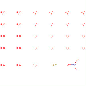 13767-27-6  Nitric acid, iron(3+) salt, heptacosahydrate