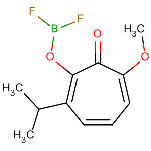 137834-43-6  2,4,6-Cycloheptatrien-1-one,2-[(difluoroboryl)oxy]-7-methoxy-3-(1-methylethyl)-