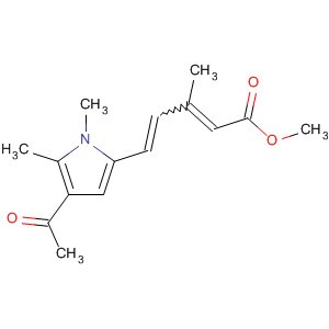 137854-48-9  2,4-Pentadienoic acid,5-(4-acetyl-1,5-dimethyl-1H-pyrrol-2-yl)-3-methyl-, methyl ester, (E,E)-