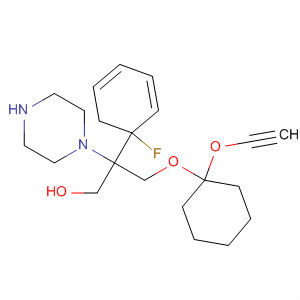 137891-37-3  1-Piperazineethanol,a-[[(1-ethynylhydroxycyclohexyl)oxy]methyl]-4-(4-fluorophenyl)-