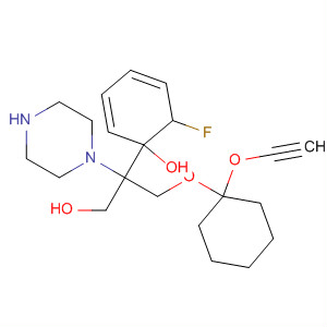 137911-64-9  1-Piperazineethanol,a-[[(1-ethynylhydroxycyclohexyl)oxy]methyl]-4-(3-fluoro-4-hydroxyphenyl)-