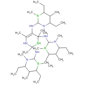 137915-87-8  2,4,6-Borazinetriamine,N,N',N''-tris(4,6-diethyl-1,3,5-trimethyl-2-borazinyl)-1,3,5-trimethyl-