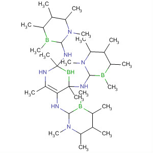 137915-88-9  2,4,6-Borazinetriamine,1,3,5-trimethyl-N,N',N''-tris(1,3,4,5,6-pentamethyl-2-borazinyl)-