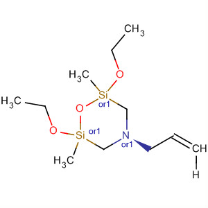 137955-96-5  1-Oxa-4-aza-2,6-disilacyclohexane,2,6-diethoxy-2,6-dimethyl-4-(2-propenyl)-, cis-