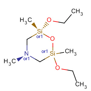 137956-00-4  1-Oxa-4-aza-2,6-disilacyclohexane, 2,6-diethoxy-2,4,6-trimethyl-, trans-