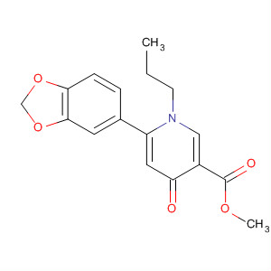 137958-11-3  3-Pyridinecarboxylic acid,6-(1,3-benzodioxol-5-yl)-1,4-dihydro-4-oxo-1-propyl-, methyl ester 137958-11-3  3-Pyridinecarboxylic acid,6-(1,3-benzodioxol-5-yl)-1,4-dihydro-4-oxo-1-propyl-, methyl ester