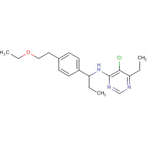137994-24-2  4-Pyrimidinamine,5-chloro-N-[1-[4-(2-ethoxyethyl)phenyl]propyl]-6-ethyl-