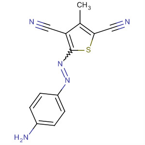 137996-18-0  2,4-Thiophenedicarbonitrile, 5-[(4-aminophenyl)azo]-3-methyl-