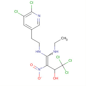 137996-76-0  3-Buten-2-ol,1,1,1-trichloro-4-[[(5,6-dichloro-3-pyridinyl)methyl]methylamino]-4-(ethylamino)-3-nitro-