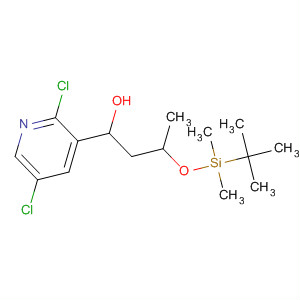 138006-42-5  3-Pyridinemethanol,2,5-dichloro-a-[2-[[(1,1-dimethylethyl)dimethylsilyl]oxy]propyl]-