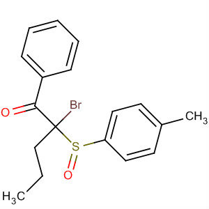 138042-71-4  1-Pentanone, 2-bromo-2-[(4-methylphenyl)sulfinyl]-1-phenyl-