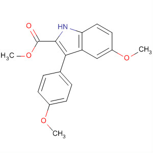 138043-73-9  1H-Indole-2-carboxylic acid, 5-methoxy-3-(4-methoxyphenyl)-, methylester