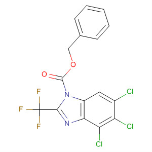 13805-76-0  1H-Benzimidazole-1-carboxylic acid, 4,5,6-trichloro-2-(trifluoromethyl)-,phenylmethyl ester