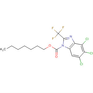 13805-87-3  1H-Benzimidazole-1-carboxylic acid, 4,5,6-trichloro-2-(trifluoromethyl)-,heptyl ester