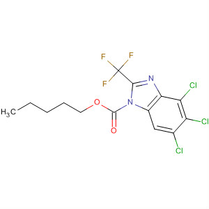 13805-91-9  1H-Benzimidazole-1-carboxylic acid, 4,5,6-trichloro-2-(trifluoromethyl)-,pentyl ester