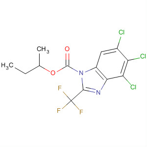 13805-92-0  1H-Benzimidazole-1-carboxylic acid, 4,5,6-trichloro-2-(trifluoromethyl)-,1-methylpropyl ester