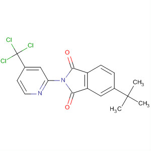 138078-12-3  1H-Isoindole-1,3(2H)-dione,5-(1,1-dimethylethyl)-2-[4-(trichloromethyl)-2-pyridinyl]-