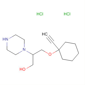 138078-64-5  1-Piperazineethanol, a-[[(1-ethynylcyclohexyl)oxy]methyl]-,dihydrochloride