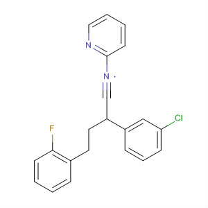 138080-58-7  3-Pyridineacetonitrile, a-(3-chlorophenyl)-a-[2-(2-fluorophenyl)ethyl]-