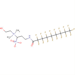 138088-14-9  1-Propanaminium,3-[(2,2,3,3,4,4,5,5,6,6,7,7,8,8,9,9,9-heptadecafluoro-1-oxononyl)amino]-N-(2-hydroxyethyl)-N,N-dimethyl-, nitrate (salt)