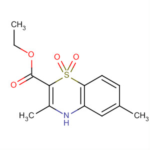 138098-73-4  4H-1,4-Benzothiazine-2-carboxylic acid, 3,6-dimethyl-, ethyl ester,1,1-dioxide