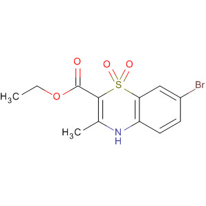 138098-74-5  4H-1,4-Benzothiazine-2-carboxylic acid, 7-bromo-3-methyl-, ethyl ester,1,1-dioxide