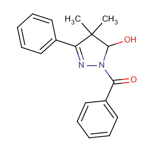 138100-88-6  1H-Pyrazol-5-ol, 1-benzoyl-4,5-dihydro-4,4-dimethyl-3-phenyl-