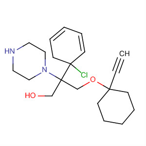 138101-76-5  1-Piperazineethanol,4-(4-chlorophenyl)-a-[[(1-ethynylcyclohexyl)oxy]methyl]-