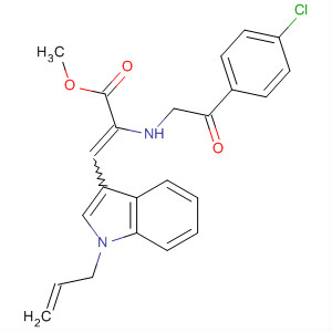 138119-96-7  2-Propenoic acid,2-[(4-chlorobenzoyl)methylamino]-3-[1-(2-propenyl)-1H-indol-3-yl]-,methyl ester