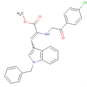 138119-97-8  2-Propenoic acid,2-[(4-chlorobenzoyl)methylamino]-3-[1-(phenylmethyl)-1H-indol-3-yl]-,methyl ester