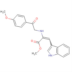 138119-98-9  2-Propenoic acid,3-(1H-indol-3-yl)-2-[(4-methoxybenzoyl)methylamino]-, methyl ester