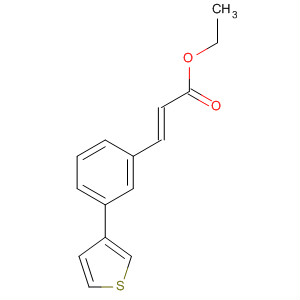 138139-20-5  2-Propenoic acid, 3-[3-(3-thienyl)phenyl]-, ethyl ester, (E)-