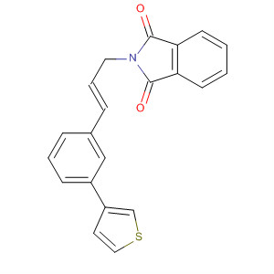 138139-21-6  1H-Isoindole-1,3(2H)-dione, 2-[3-[3-(3-thienyl)phenyl]-2-propenyl]-, (E)-
