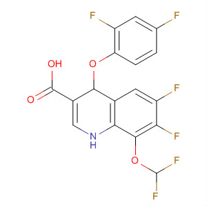 138140-80-4  3-Quinolinecarboxylic acid,8-(difluoromethoxy)-1-(2,4-difluorophenyl)-6,7-difluoro-1,4-dihydro-4-oxo-