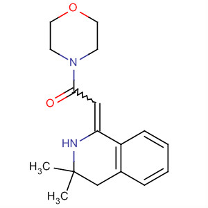 131527-25-8  Morpholine,4-[(3,4-dihydro-3,3-dimethyl-1(2H)-isoquinolinylidene)acetyl]-
