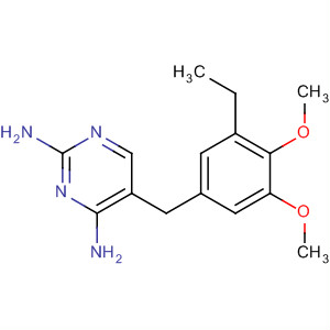 131618-99-0  2,4-Pyrimidinediamine, 5-[(3-ethyl-4,5-dimethoxyphenyl)methyl]-