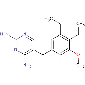 131619-00-6  2,4-Pyrimidinediamine, 5-[(3,4-diethyl-5-methoxyphenyl)methyl]-