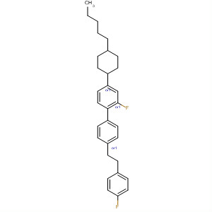 131739-15-6  1,1'-Biphenyl,2-fluoro-4'-[2-(4-fluorophenyl)ethyl]-4-(4-pentylcyclohexyl)-, trans-