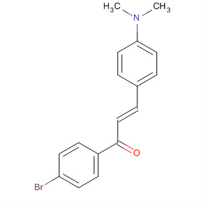 131888-13-6  2-Propen-1-one, 1-(4-bromophenyl)-3-[4-(dimethylamino)phenyl]-, (2E)-
