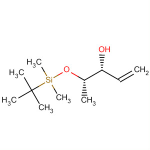 132055-83-5  1-Penten-3-ol, 4-[[(1,1-dimethylethyl)dimethylsilyl]oxy]-, (3R,4S)-